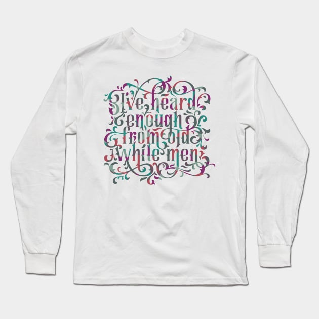 Old White Men Long Sleeve T-Shirt by polliadesign